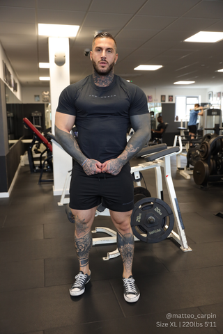 Agile Short Sleeve Training Tee - Charcoal Black