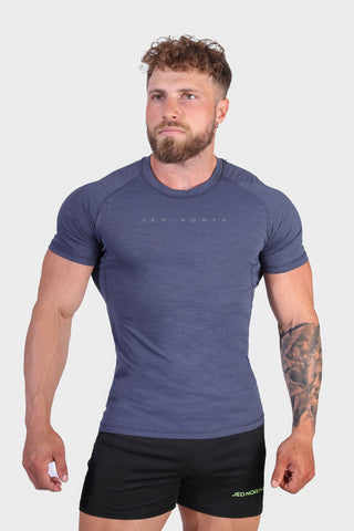 Agile Short Sleeve Training Tee - Steel Blue