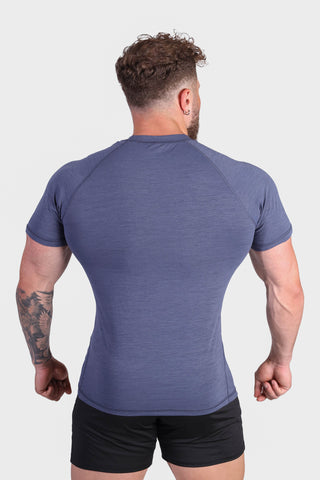 Agile Short Sleeve Training Tee - Steel Blue