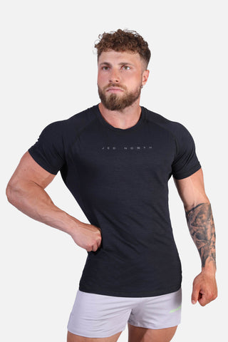 Agile Short Sleeve Training Tee - Charcoal Black