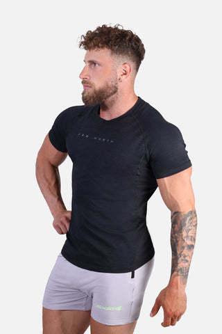 Agile Short Sleeve Training Tee - Charcoal Black