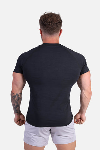 Agile Short Sleeve Training Tee - Charcoal Black