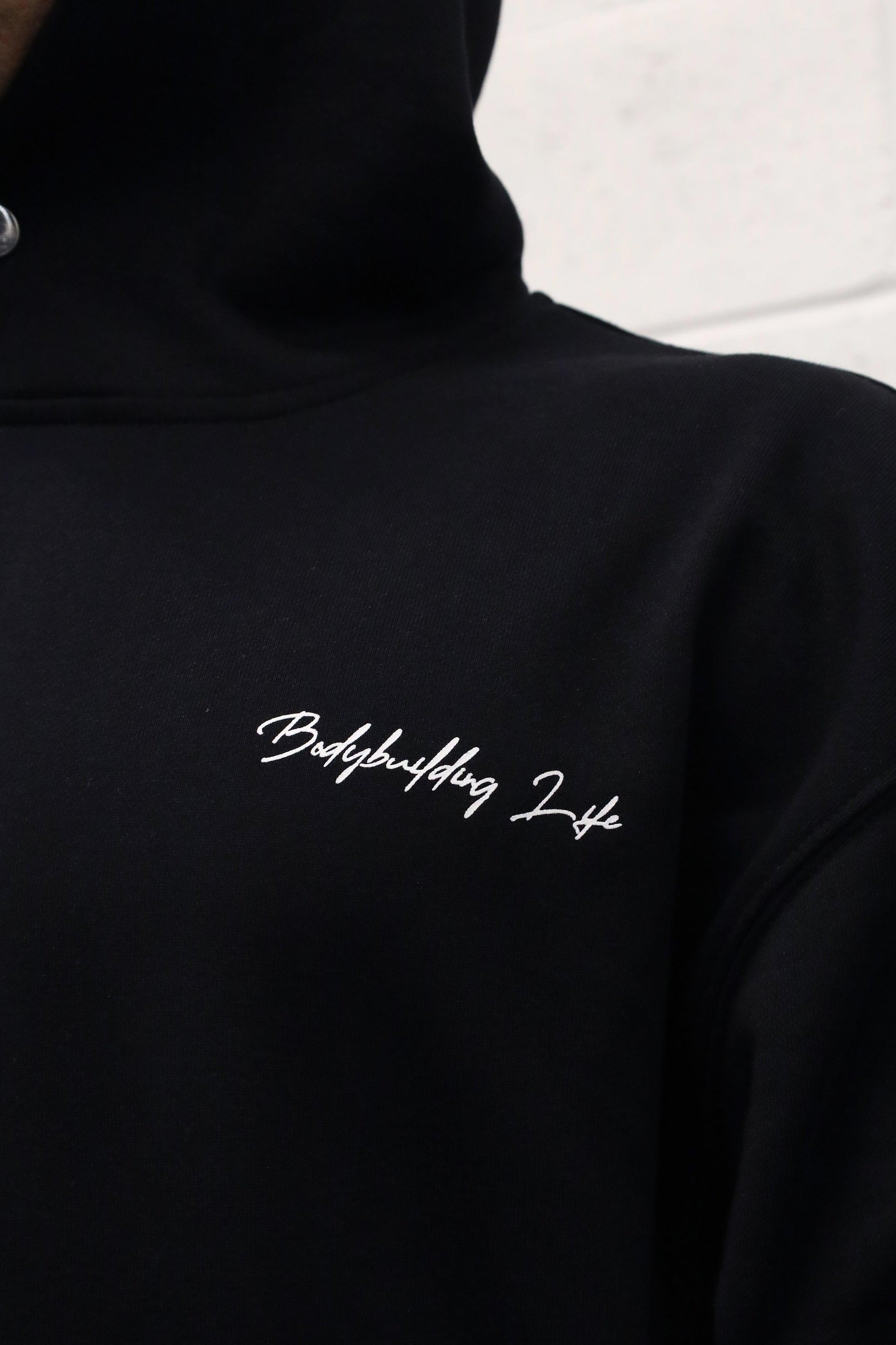 All Or Nothing French Terry Pullover Hoodie - Black - Jed North Canada