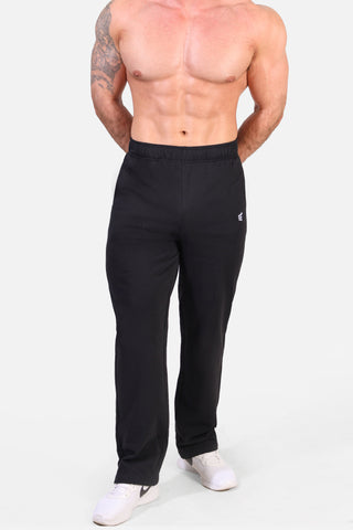 Lax Straight Cut Joggers - Black