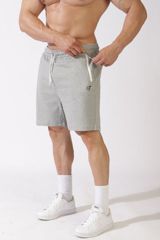 Hero 6" Mid-Length Sweat Shorts - Gray