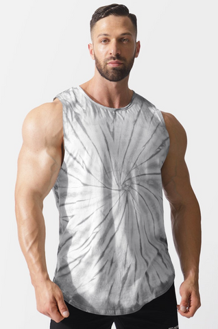 Luxe Flex Training Muscle Tee - Vintage Washed Gray