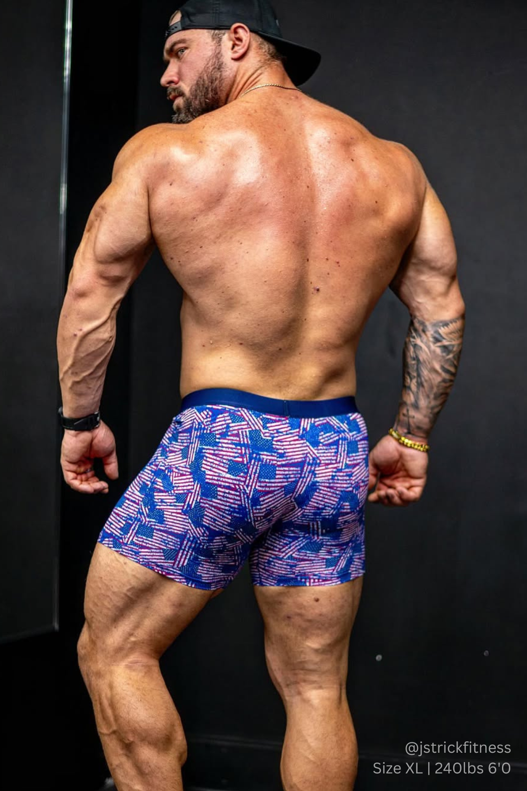 Men's Boxer Briefs - USA Flag