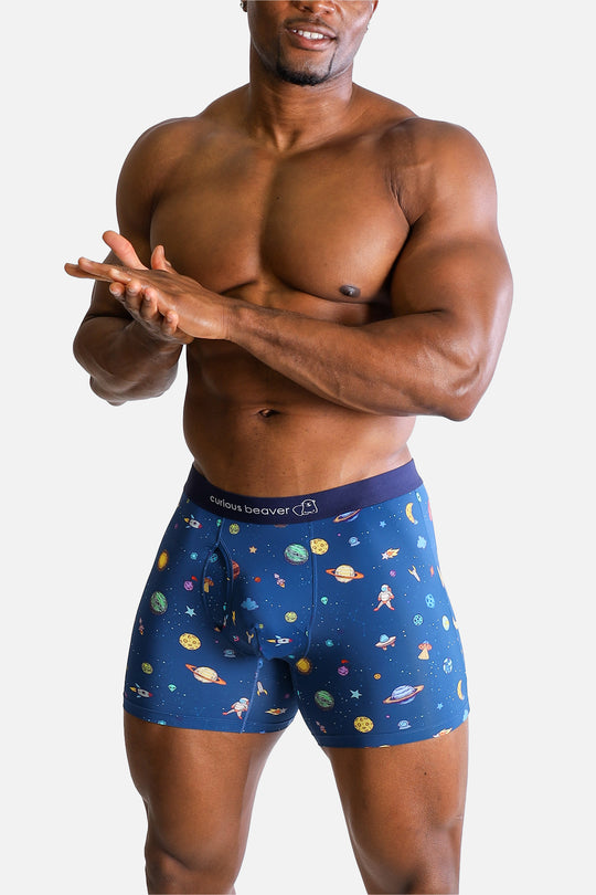 Men's Boxer Briefs - Galaxy