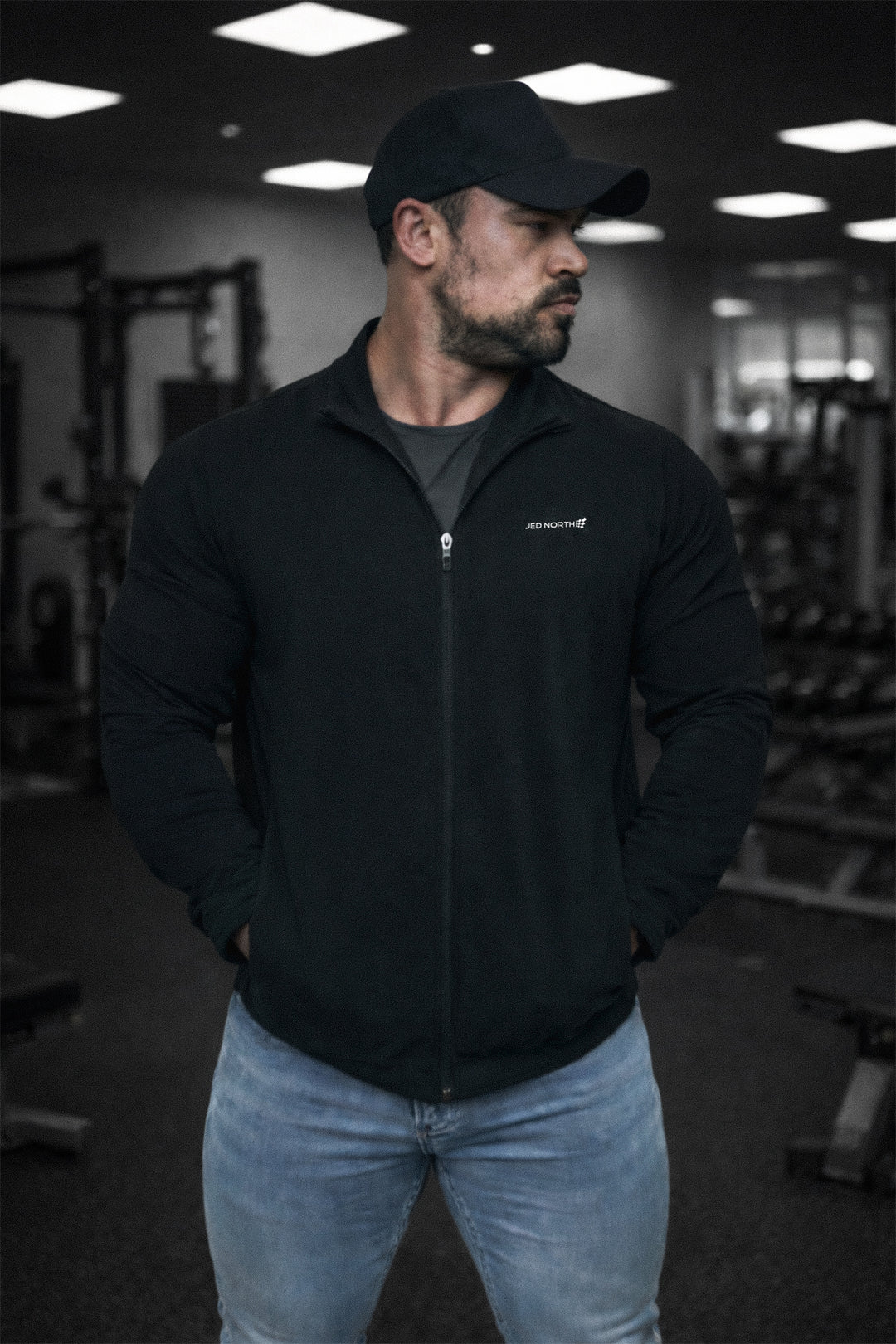 Full-Zip Training Jacket - Black