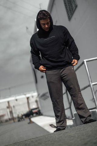 Lax Straight Cut Joggers - Gray