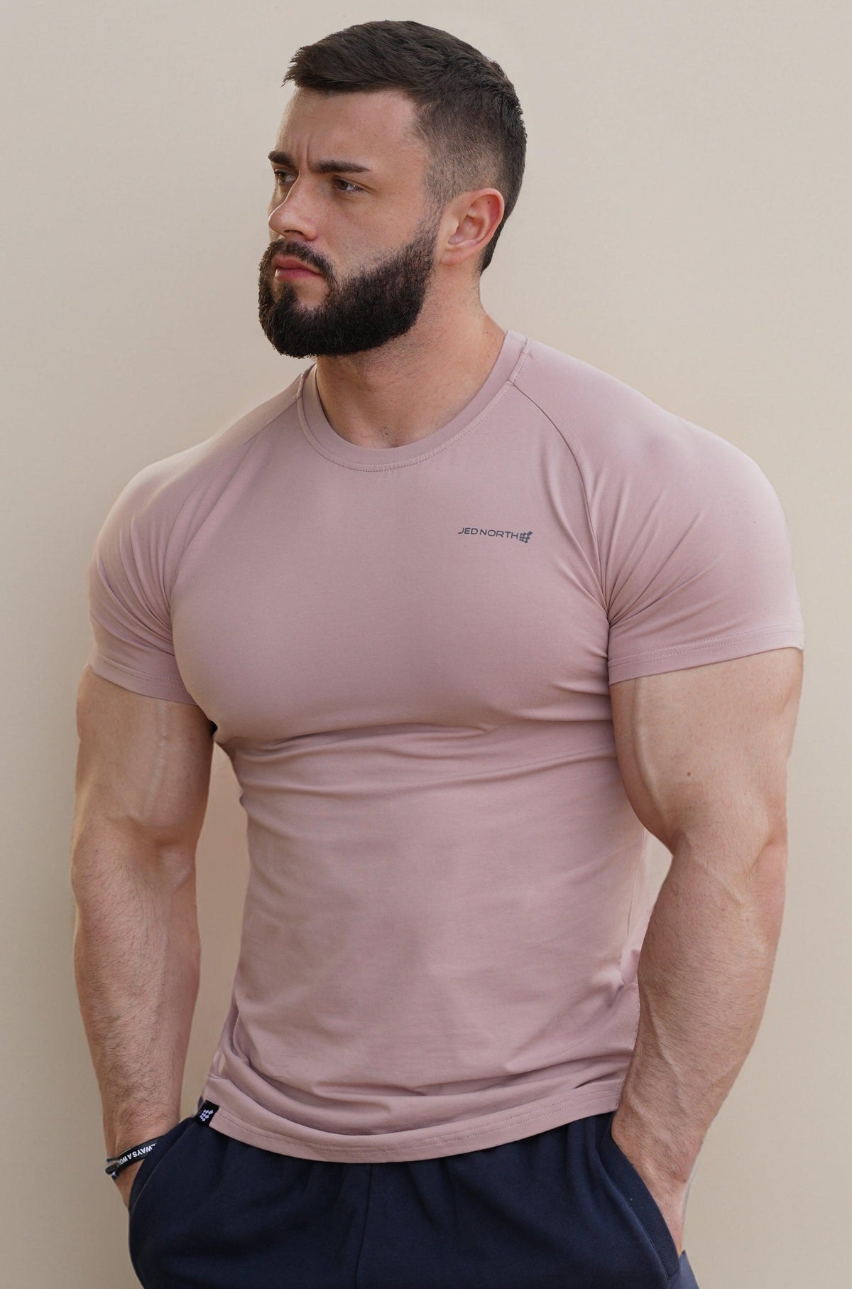 Titan Muscle Fit T-Shirt - Salmon - Jed North Canada