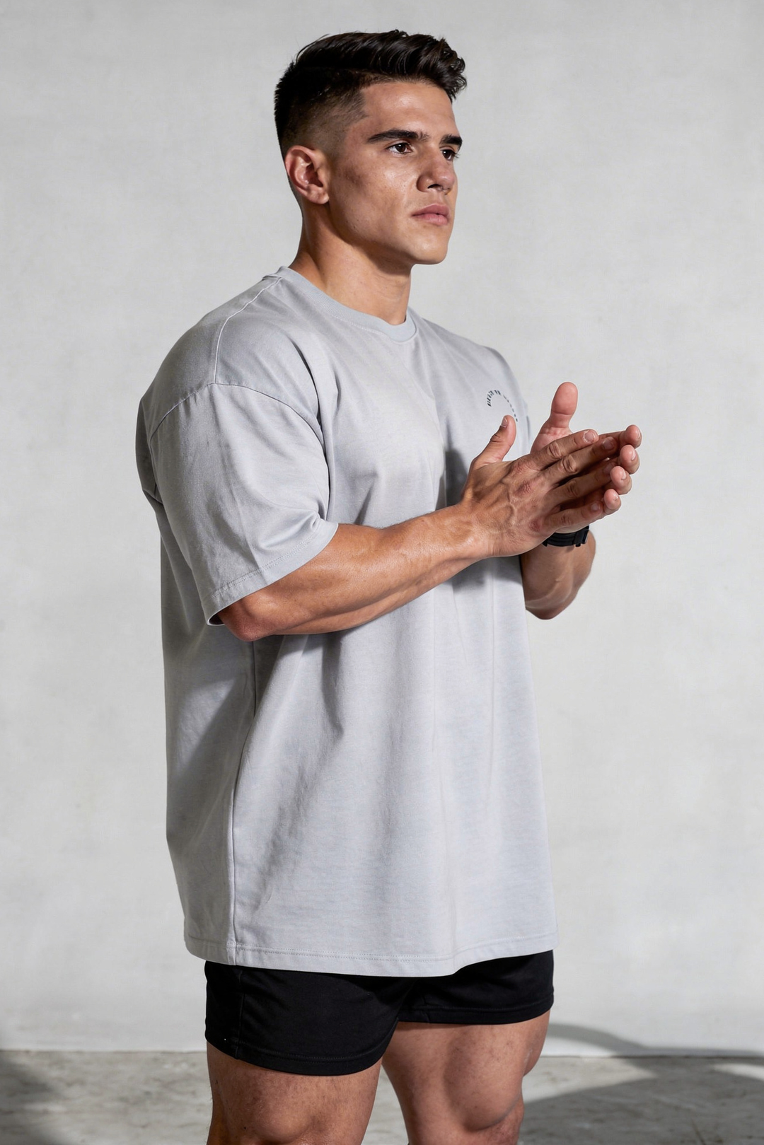 Energy Oversized T-Shirt - Gray Menace to Ordinary
