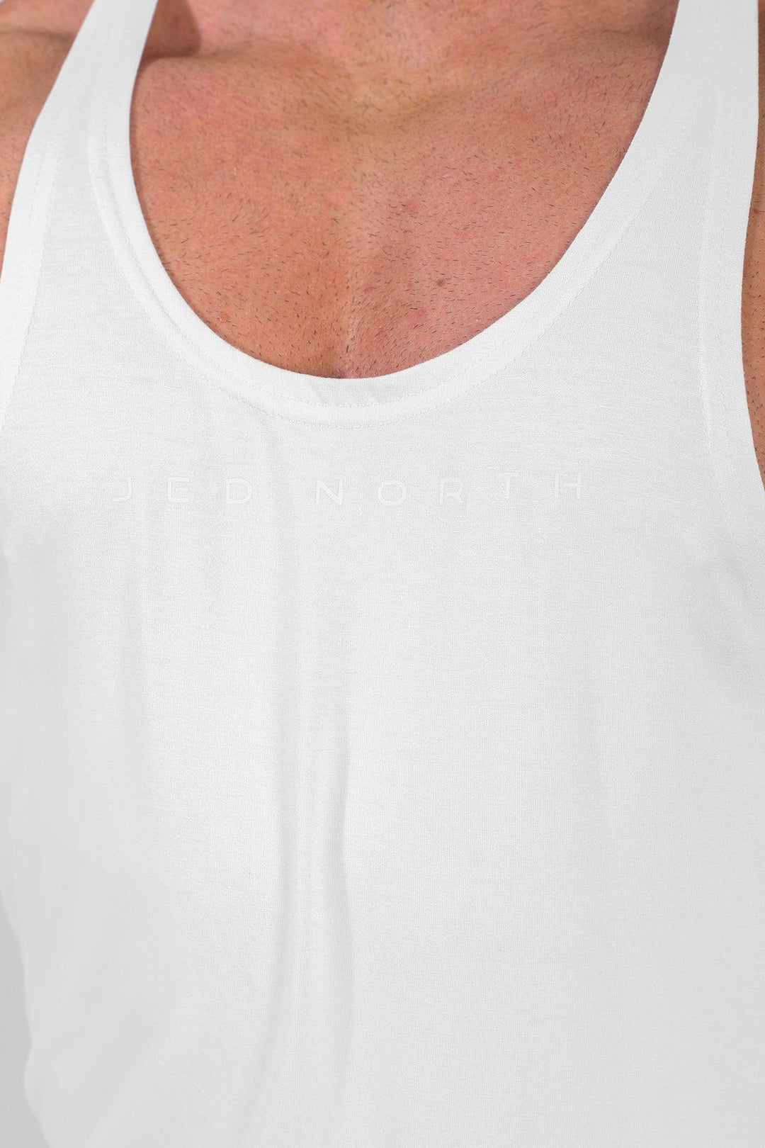 Classic Bodybuilding Racerback Stringer -  Off White