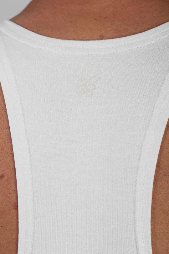 Classic Bodybuilding Racerback Stringer -  Off White