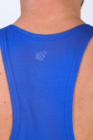 Classic Bodybuilding Racerback Stringer - Royal Blue