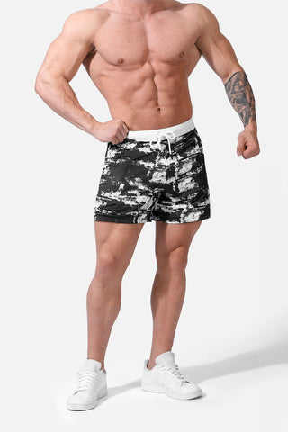 Ace Graphic Casual 5" Shorts 2.0 - Black Brush