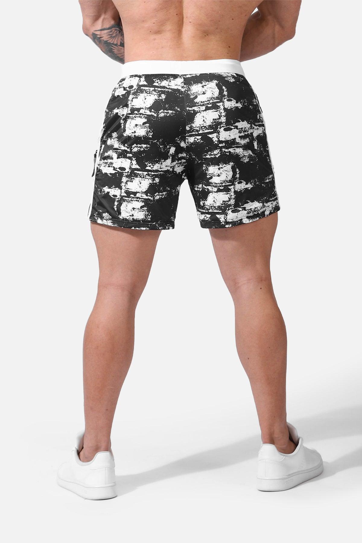 Ace Graphic Casual 5" Shorts 2.0 - Black Brush - Jed North Canada