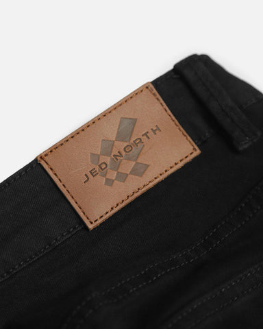 Men's Fitted Stretchy Pants - Black - Jed North Canada