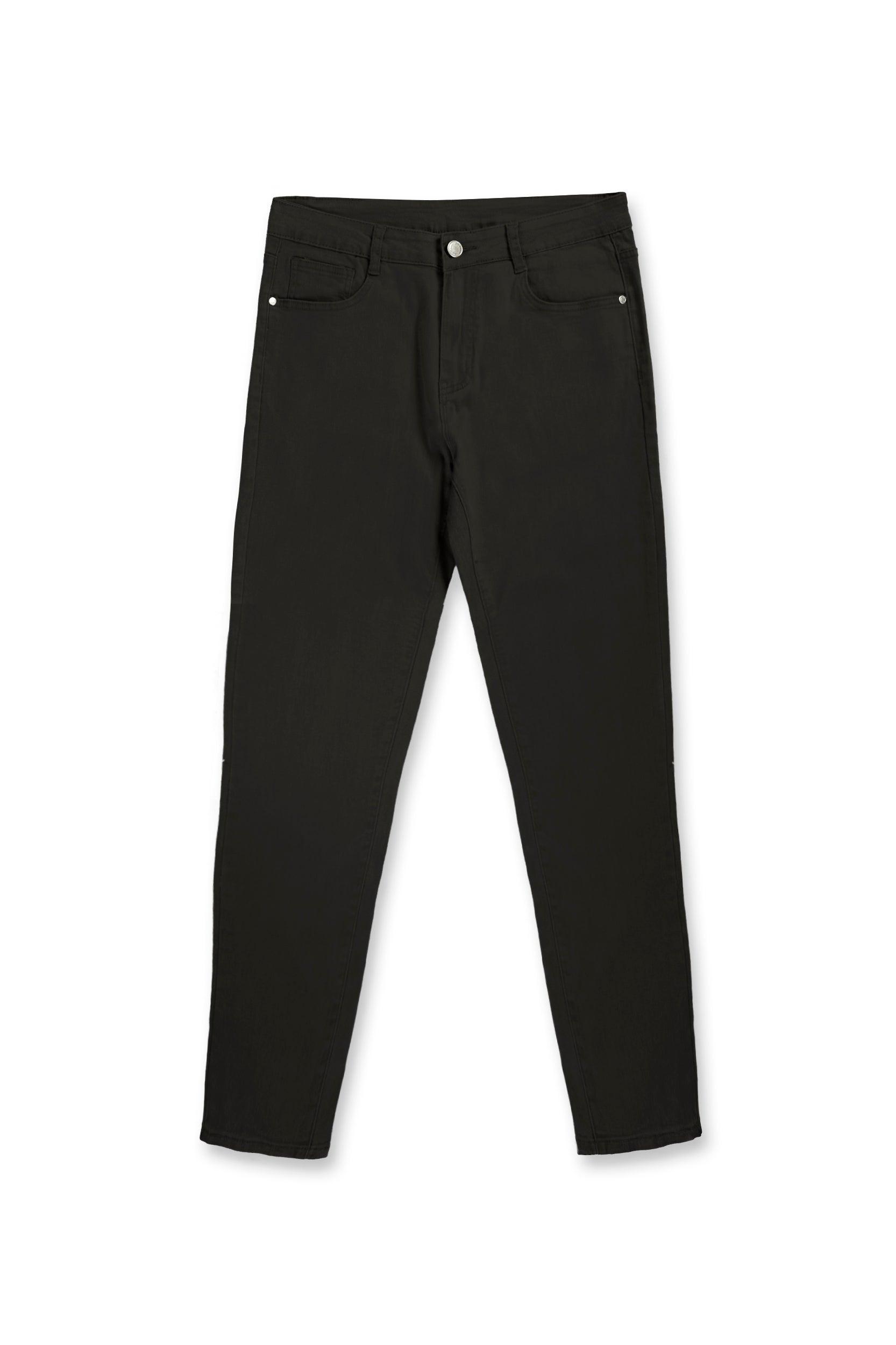 Men's Fitted Stretchy Pants - Black - Jed North Canada