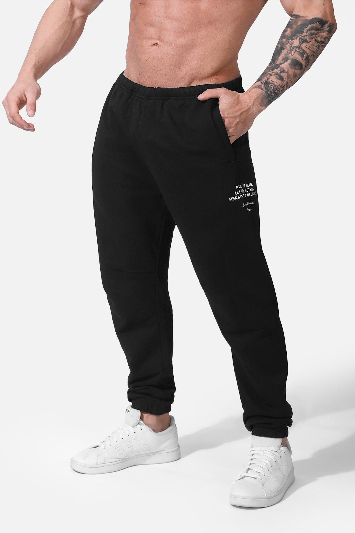 All Or Nothing French Terry Joggers - Black - Jed North Canada