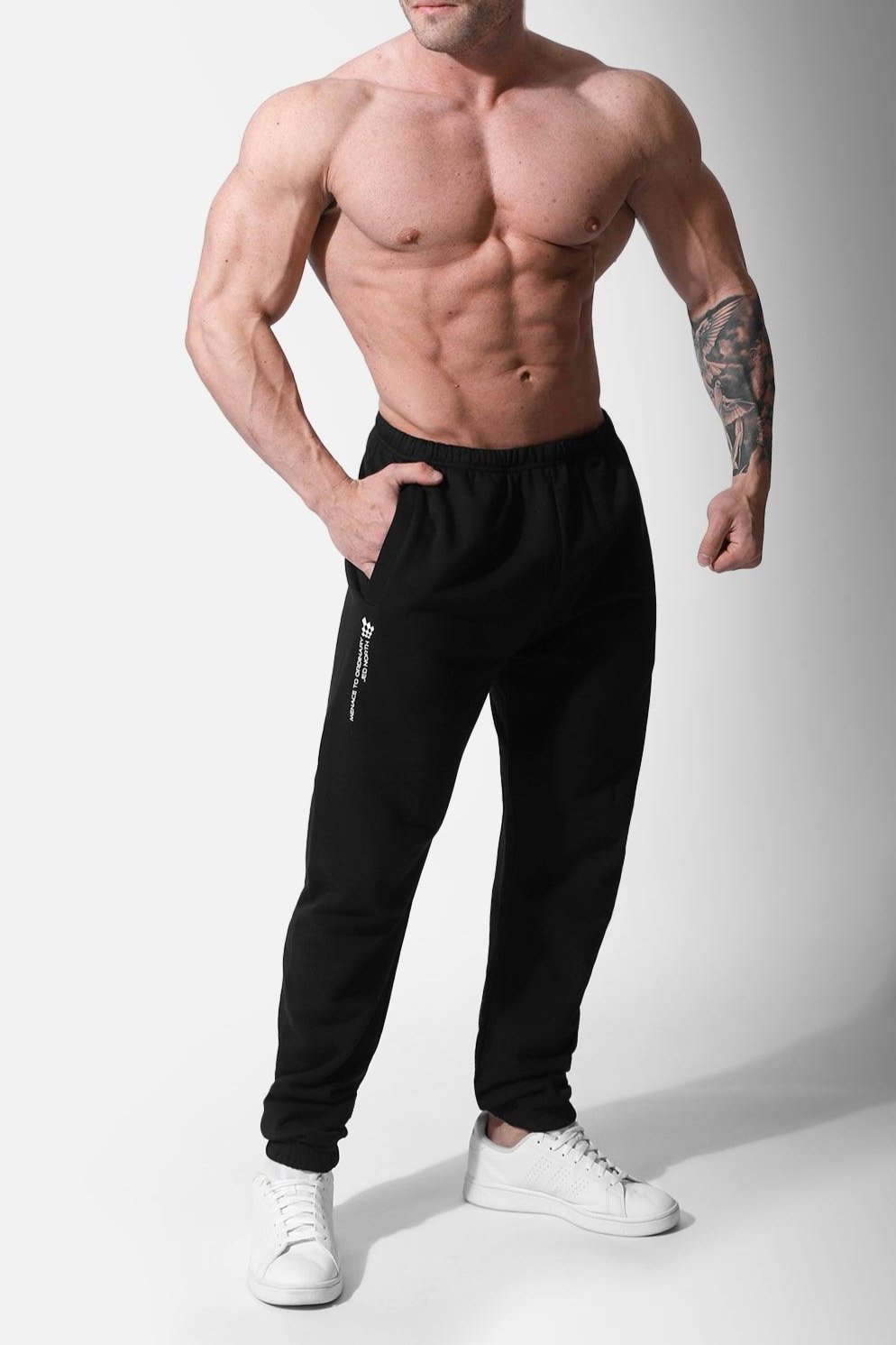 All Or Nothing French Terry Joggers - Black - Jed North Canada