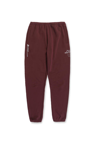 All Or Nothing French Terry Joggers - Maroon - Jed North Canada