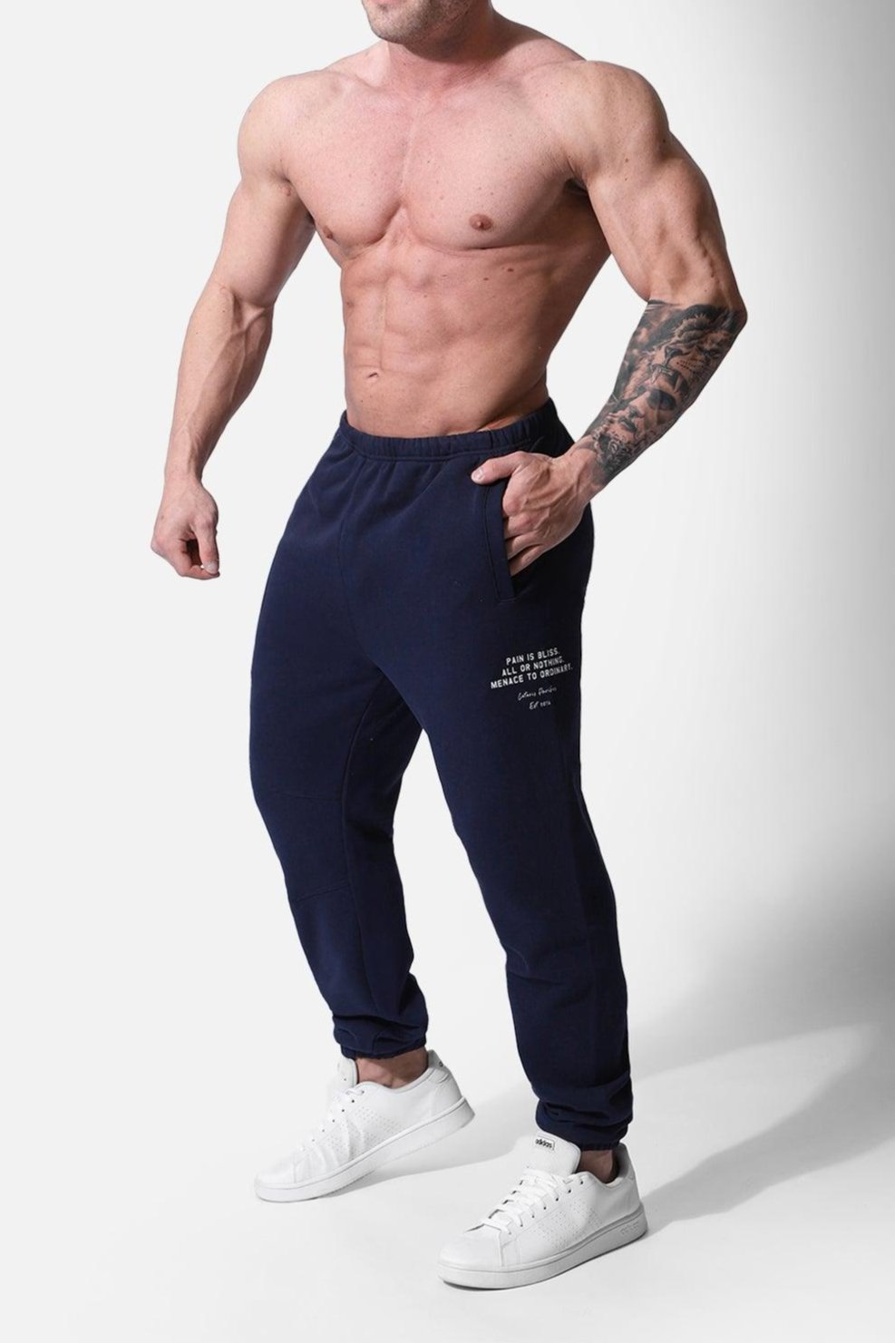 All Or Nothing French Terry Joggers - Navy - Jed North Canada