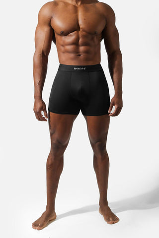 Men's Full Mesh Boxer Briefs 2 Pack - Black and Black Camo - Jed North Canada