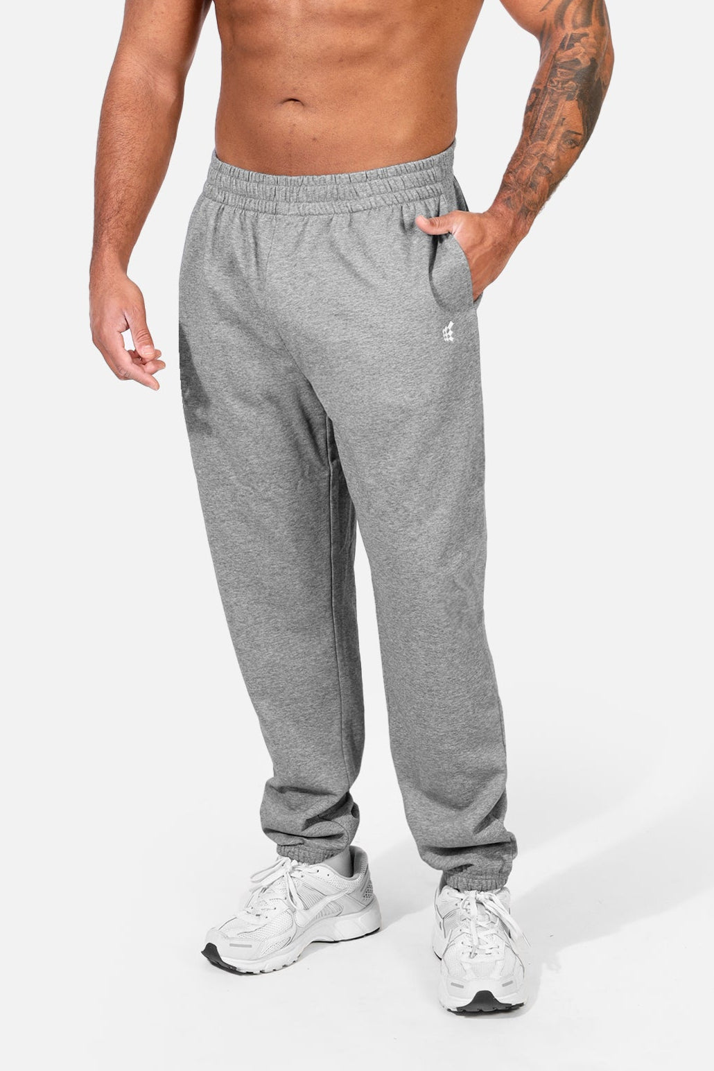 French Terry Athletic Training Joggers - Gray