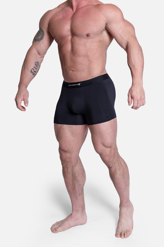 Men's Seamless Performance Briefs 2-Pack - Black & Gray