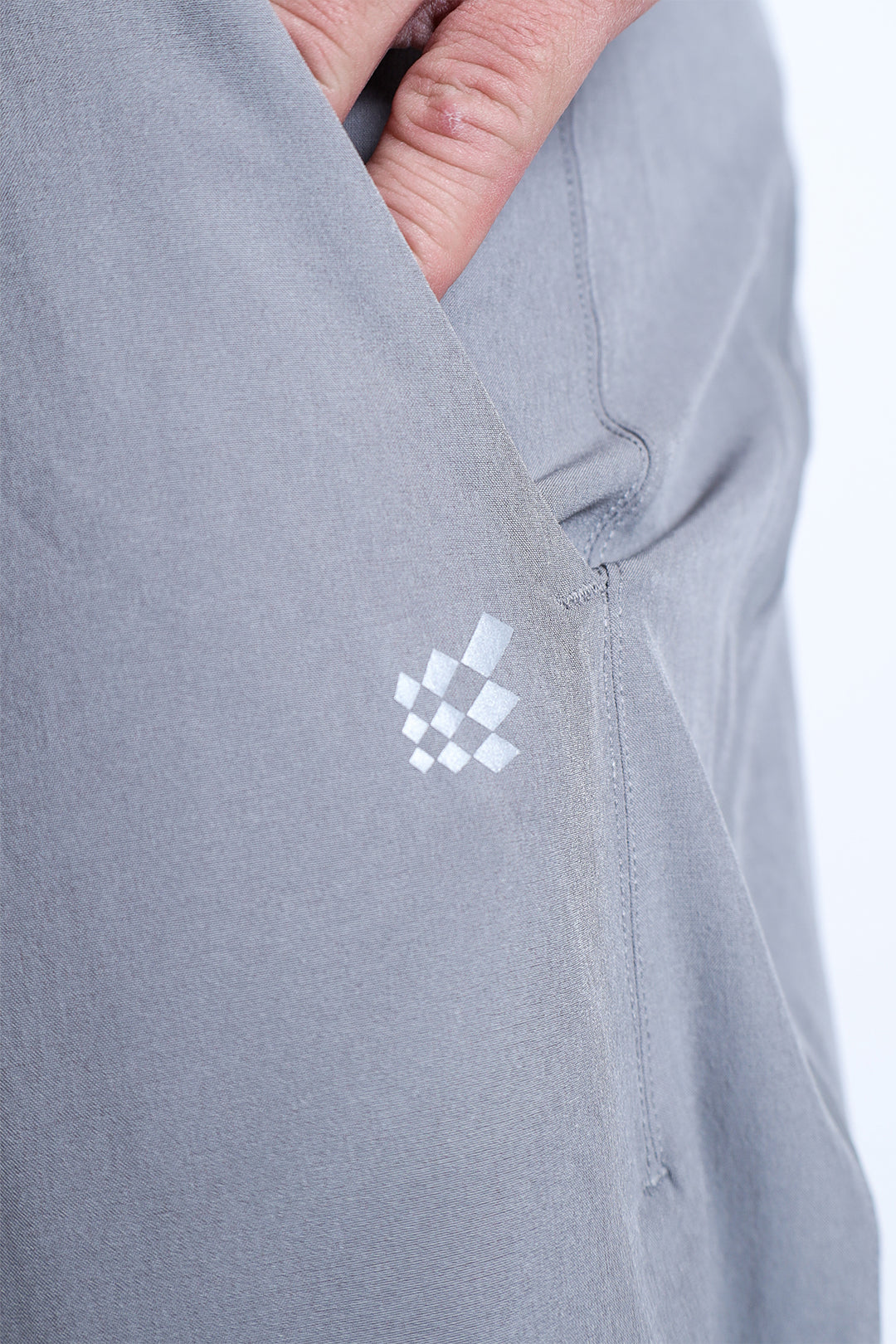 9" Air-Form Drawstring Athletic Shorts - Gray