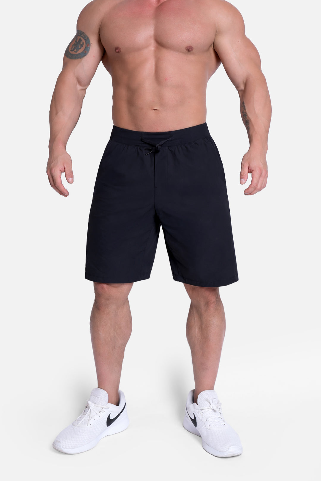 9" Side Cut Training Athletic Shorts - Black