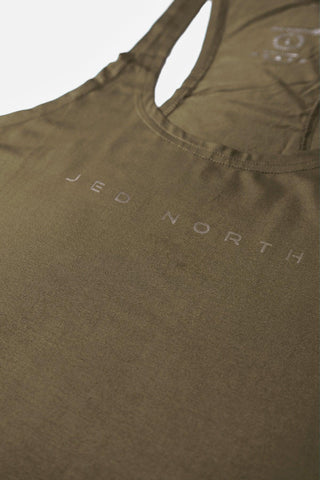 Classic Bodybuilding Racerback Stringer - Olive - Jed North Canada