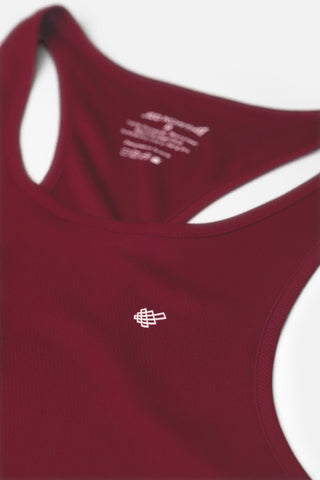 Fast-Dry Bodybuilding Workout Stringer - Maroon