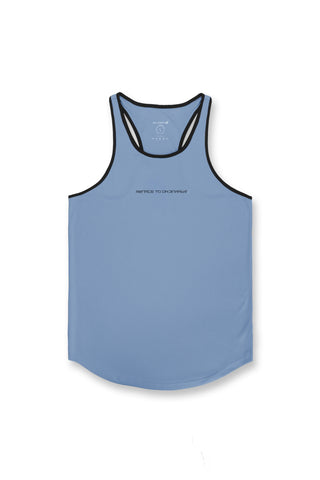 Fast-Dry Bodybuilding Workout Stringer - Gray with Black