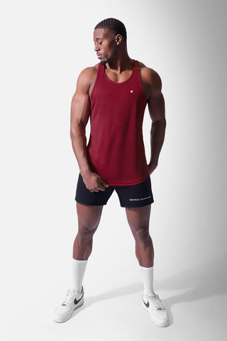 Fast-Dry Bodybuilding Workout Stringer - Maroon