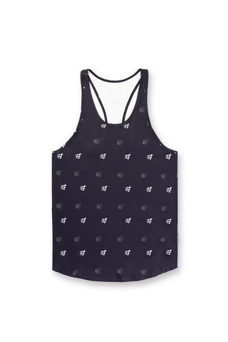 Graphic Muscle Stringer - Black JN Logo