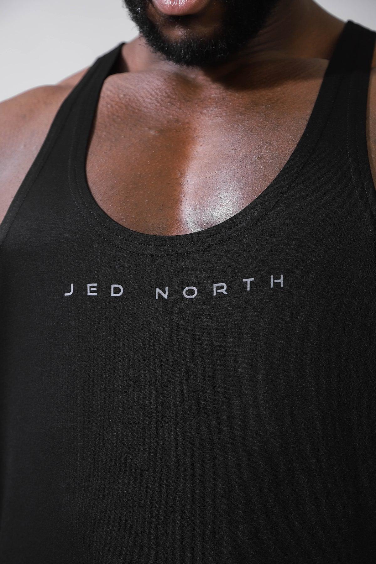 Classic Bodybuilding Racerback Stringer - Premium Black - Jed North Canada