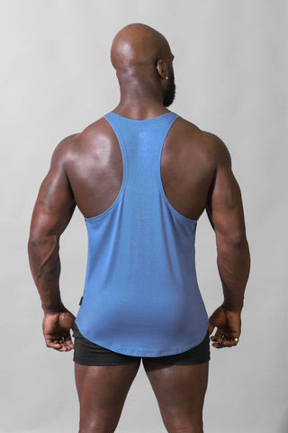 Classic Bodybuilding Racerback Stringer - Blue - Jed North Canada