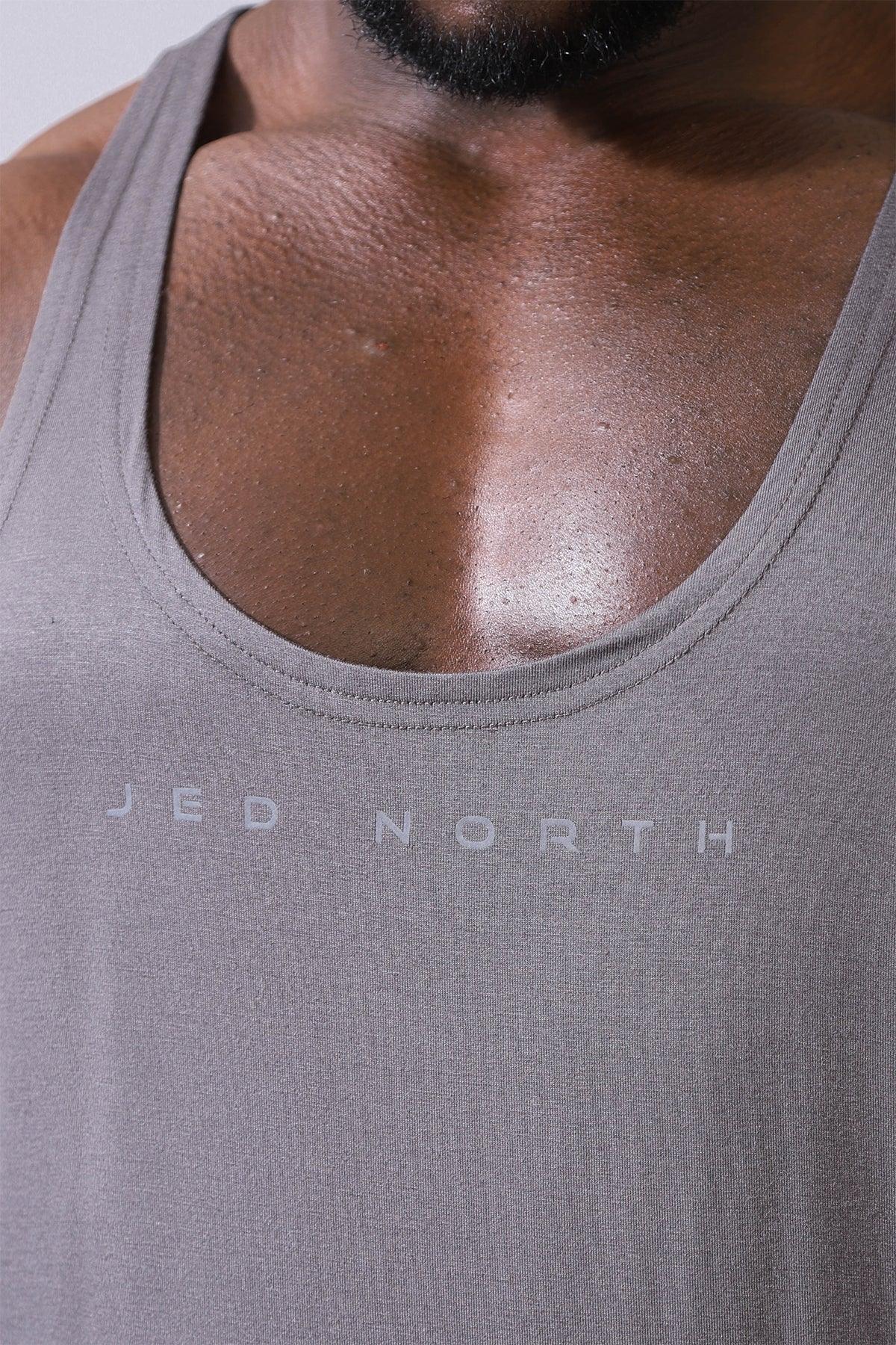 Classic Bodybuilding Racerback Stringer - Steel Gray - Jed North Canada