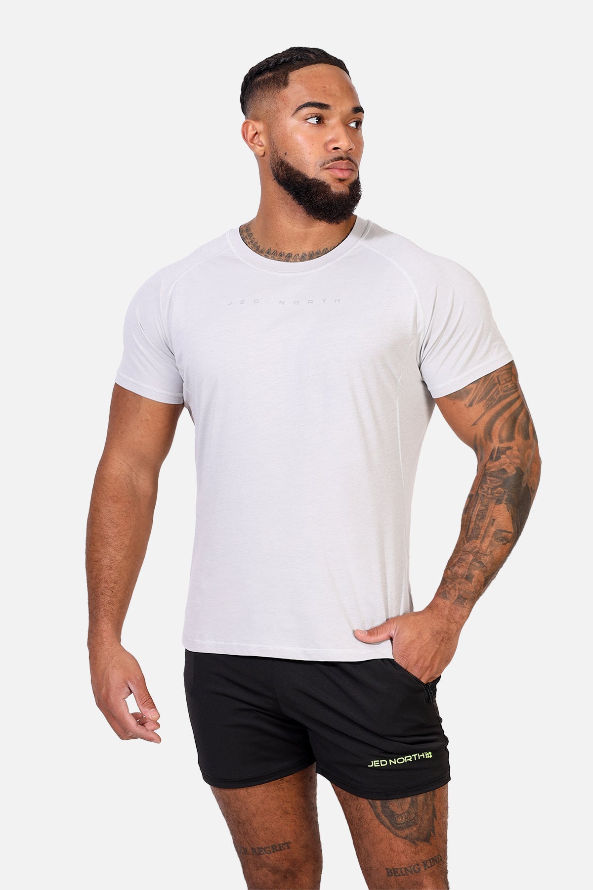 Agile Short Sleeve Training Tee - Light Gray