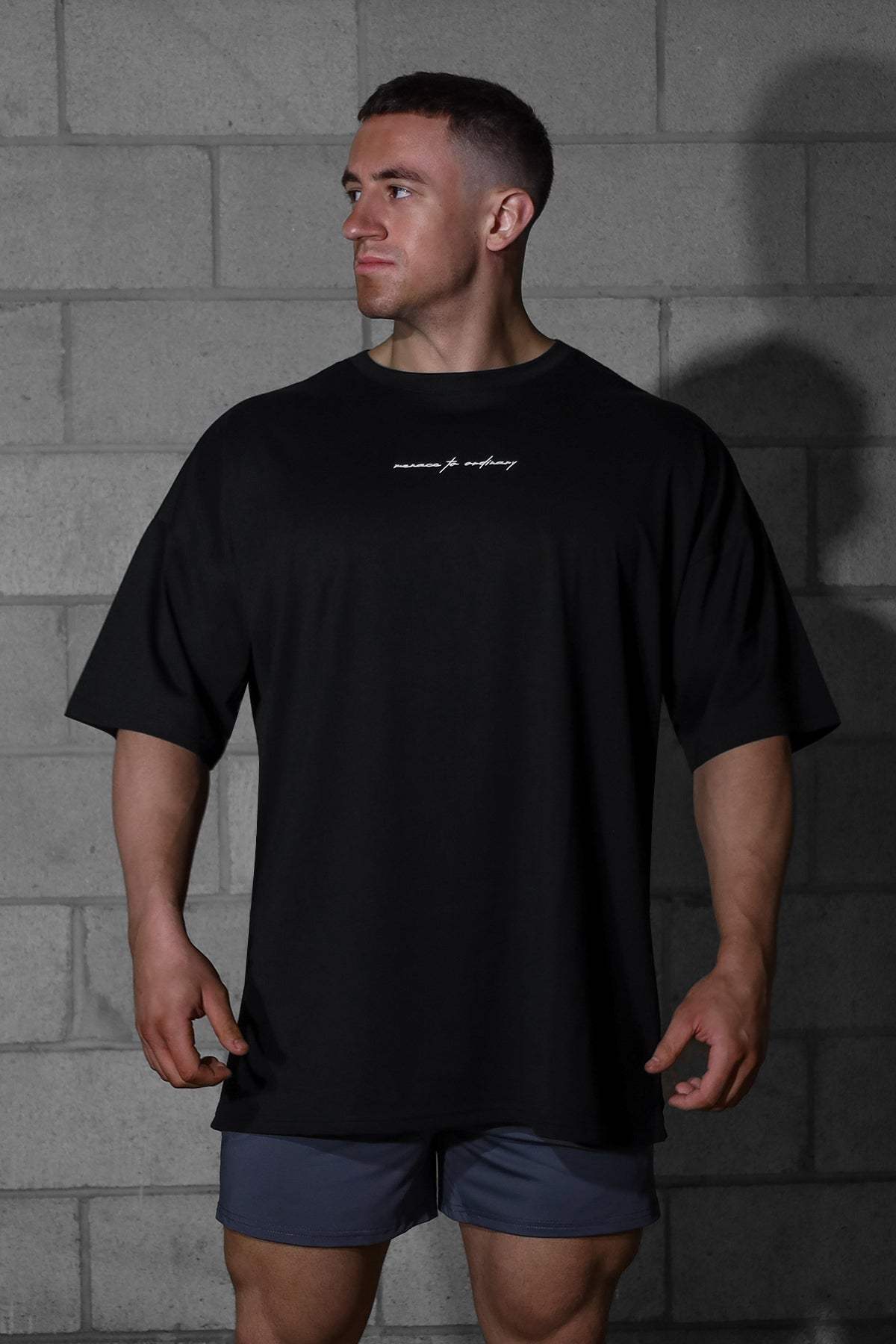 Energy Oversized T-Shirt - Menace Black