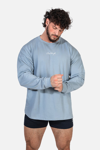 Energy Oversized Long Sleeve T-Shirt 2.0 - Arctic Blue