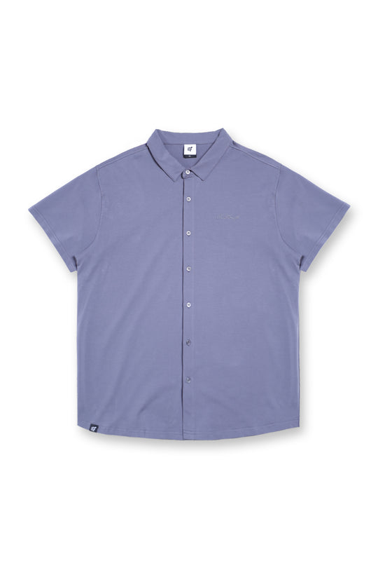 Flex Premium Stretch Button-Up Shirt - Storm Gray