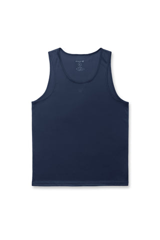 Alpha Microfiber Fast-Dry Gym Tank Top - Space Blue