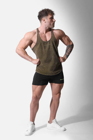 Classic Vintage Washed Racerback Stringer - Hunter Green