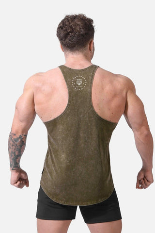 Classic Vintage Washed Racerback Stringer - Hunter Green