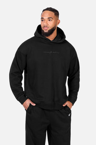 Essentials Relaxed Hoodie - Black