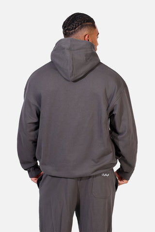 Essentials Relaxed Hoodie - Dark Gray