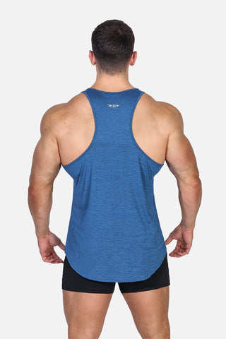 Performance Max Bodybuilding Stringer - Denim Blue